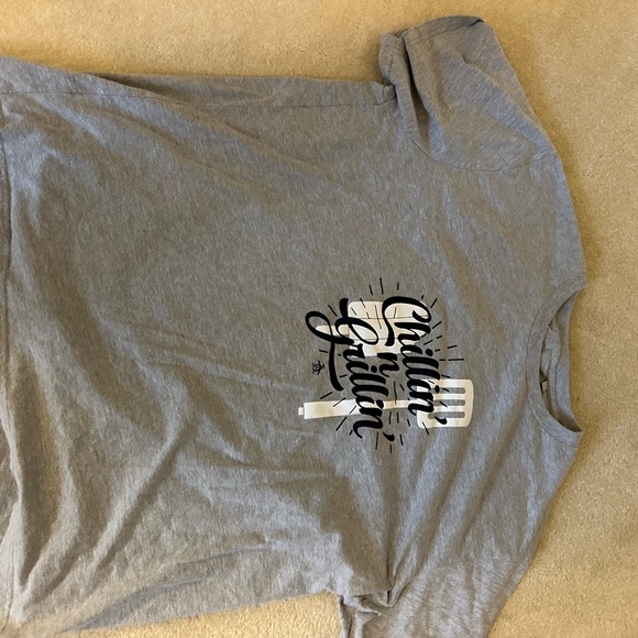 Original Penguin chillin’ and Grillin’ Gray Graphic Tee - Picture 3 of 5